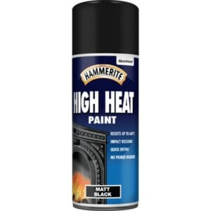 High Heat Paint Aerosol – Matt Black – 400ml