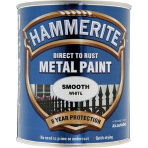 Direct To Rust Metal Paint – Smooth White – 750ml