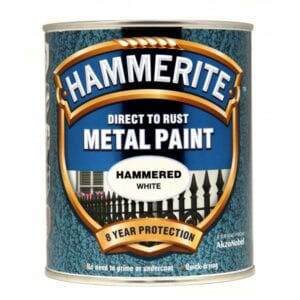 Direct To Rust Metal Paint – Hammered White – 750ml