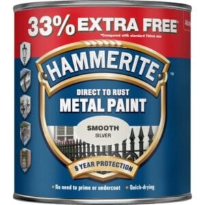 Direct To Rust Metal Paint – Smooth Silver – 750ml +33% EF
