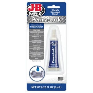 J-B Weld Perma-Lock Medium Strength Threadlocker – 6ml – Pack of 12