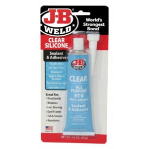 J-B Weld Clear Silicone – Pack of 6