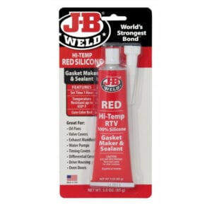 J-B Weld High Temp Red Silicone – Pack of 6