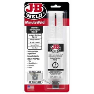 J-B Weld Minute Weld Syringe – Pack of 6