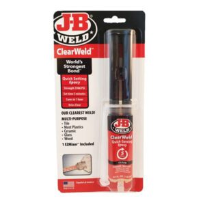 JB Weld Clear Weld - 5 Minute Clear Epoxy