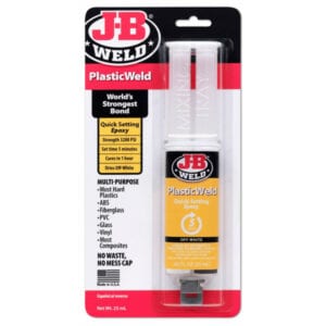 J-B Weld Plastic Weld Epoxy Syringe – Pack of 6