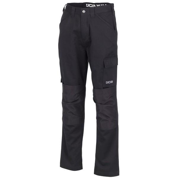 JCB Workwear Trousers Black 40in Waist