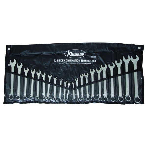 Wrench Set – Combination – 22 Piece