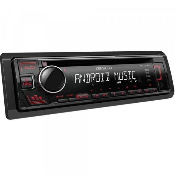 CD Tuner with USB Aux – Red