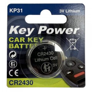 Key Power Coin Cell Battery CR2430 - Lithium 3V - Box of 10
