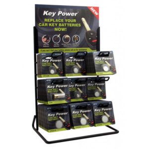 Coin Cell Battery 9 Hook Display Stand