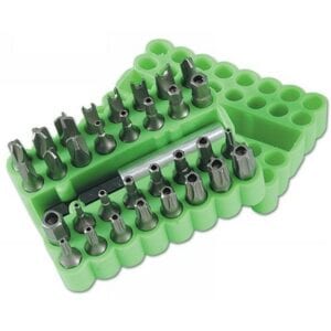 Tamperproof Bit Set – 33 Piece
