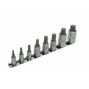 Spline Bit Set – 8 Piece