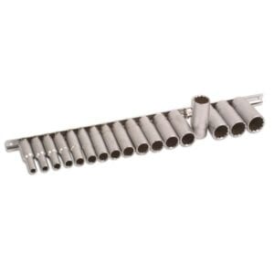 Bi-Hex Deep Socket Set – 3/8in. Drive – 17 Piece