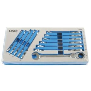 Ratchet Ring Spanner Set Flexi Head