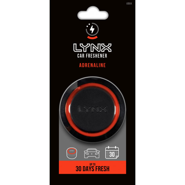 Lynx Adrenaline Gel Can Air Freshener Car Smart
