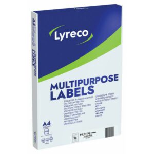 Multi-Purpose White Labels - 99.1 x 38.1mm - Box of 100