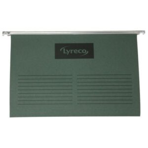 Foolscap Suspension Files V Base - Green - Pack of 50