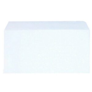 White DL Self Seal Plain Envelopes - 80gsm - Box of 1000