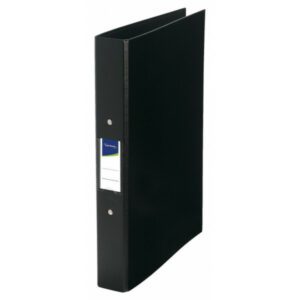 A4 Ring Binder with 2x O-Rings - Black - Pack of 10