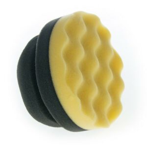 Pro Handle Applicator Pad - Soft Yellow Waffle Finish