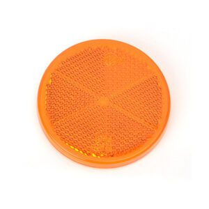 Maypole 1632SSB WAS Round Amber Reflector Self Adhesive