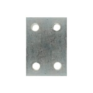 Drop Plate – 4 Hole – Zinc Plated – 2in.