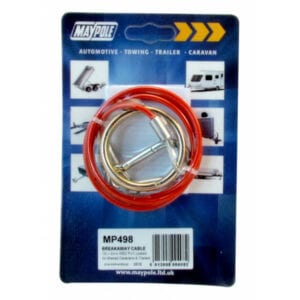 Breakaway Cable With U-Bolt Shackle