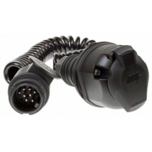 Curly Extension Lead – 8-Pin Plug & 13 Pin Socket (8 Core)