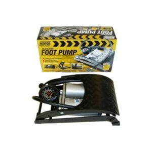 Foot Pump – Heavy Duty – Analogue Gauge – Twin Barrel