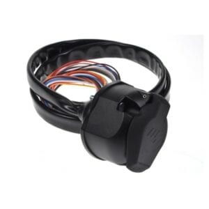 Pre-Wired Socket – 2m Of Sheathed Cables & Gasket – 13-Pin