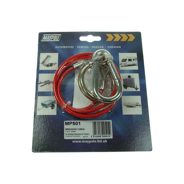 Breakaway Cable – Plastic Coated – Red