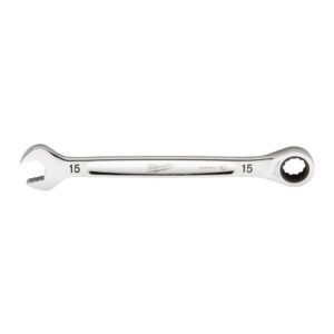15 mm MAX BITE ratcheting combination spanner