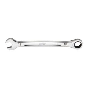 Milwaukee MAX BITE Ratcheting Combination Spanner 18 mm