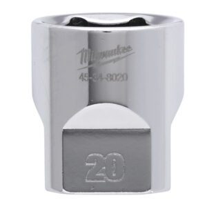 Milwaukee 3/8 Drive Metric Socket 20mm