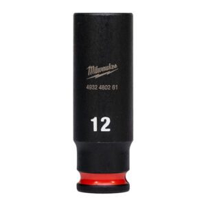 MILWAUKEE Hex Socket 1/4" Deep 12mm