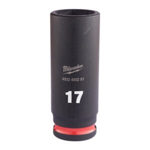 Milwaukee Hex Socket 3/8 Deep 17mm