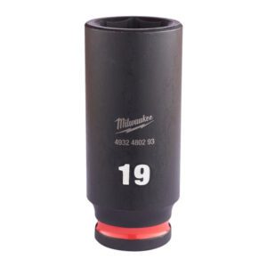 Hex socket ShW 3/8 deep 19mm-1pc