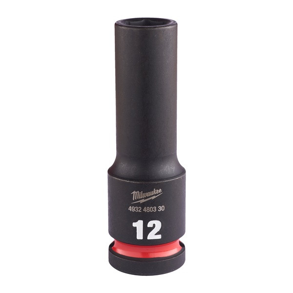 Milwaukee SHOCKWAVE 1/2 Deep Hex Socket 12mm
