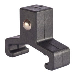 Hex socket rail clips 3/8-10pc