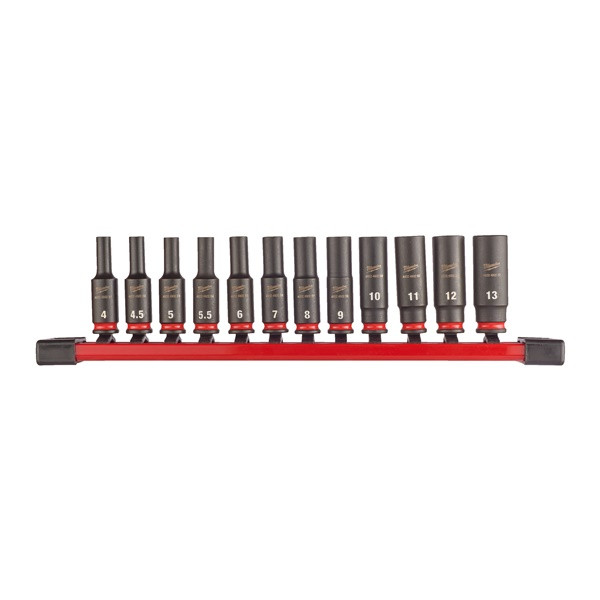 Hex socket ShW 1/4 deep set-12pc