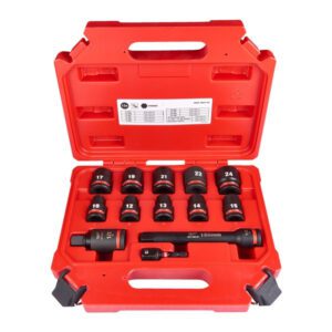 1/2 DR STD Impact Socket Set -13pc