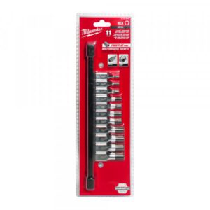 3/8in. Drive Metric Hex Bit Socket Set - 11 pc