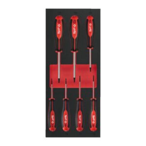 7 pc Tri-Lobe Screwdriver TX Set 1 Foam Insert -7pc