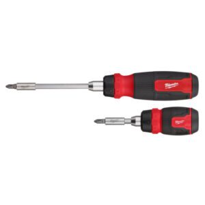 Ratcheting and Compact Ratcheting Multi-Bit Screwdriver Kit 2 pcs