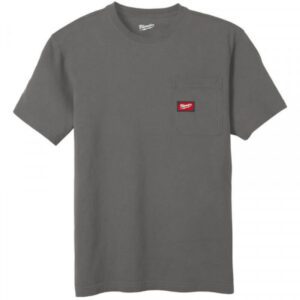 WORK T-Shirt Short Sleeve Grey M