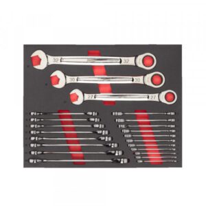 MAX BITE Ratcheting Metric Combination Spanner Set -22pc