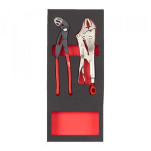 Water Pump Pliers and TORQUE LOCK Locking Pliers Set Foam Insert -2pc