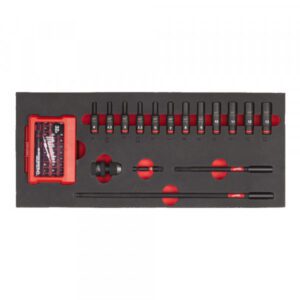 1/4 Skts. deep foam set 1 -17pc