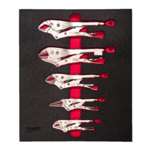 Milwaukee 5pc Locking Plier Foam Insert Set